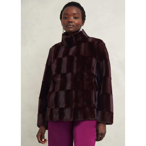 Hobbs Andrea Faux Fur Coat